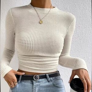 Casual Long Sleeve T-Shirt For Spring & Fall
